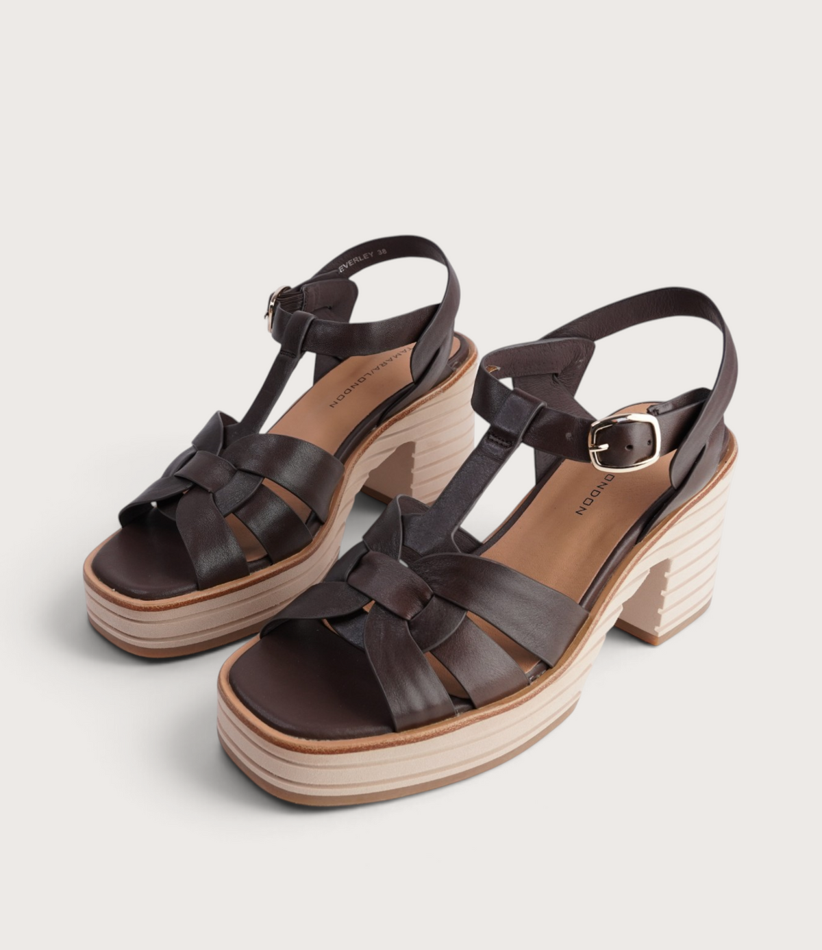 Beverley Cafe Leather Heels