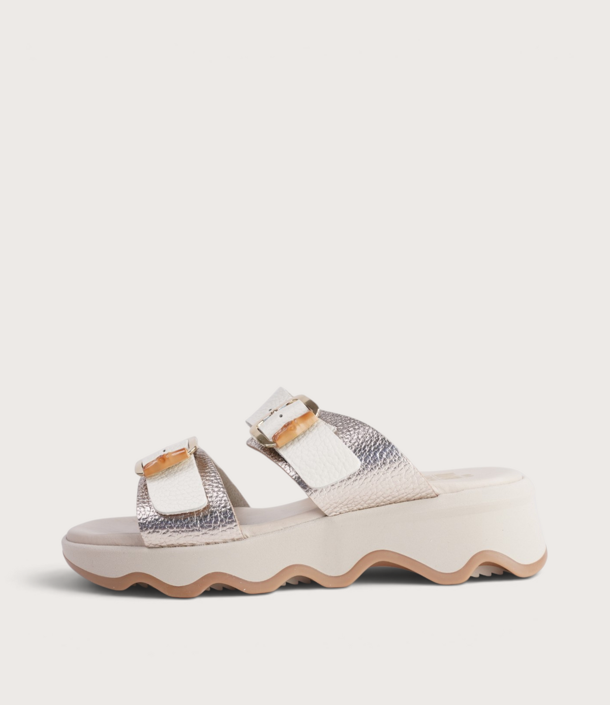Cecilia Platinum/ Latte Multi Sandals