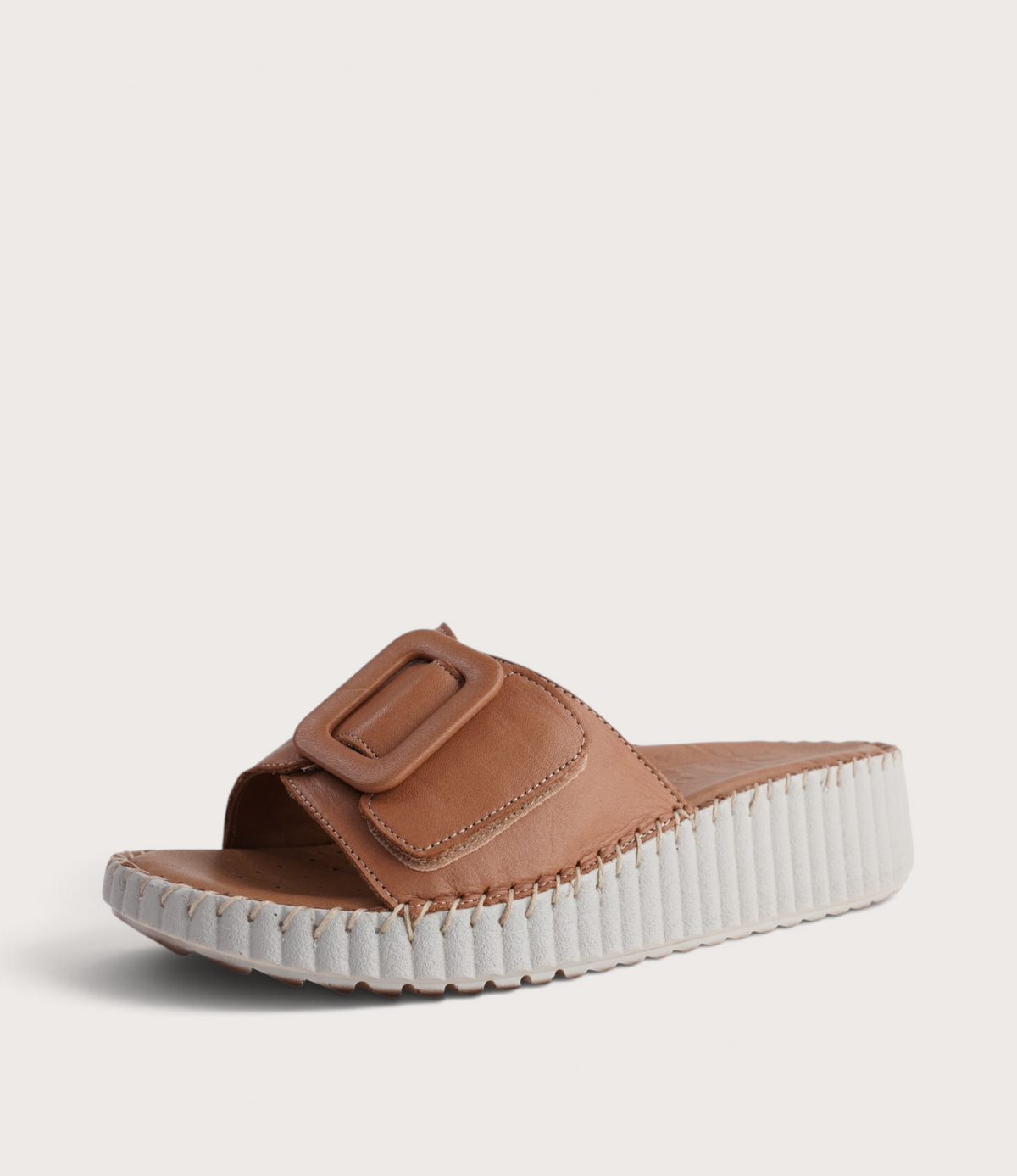 Solo Coconut Leather Slides