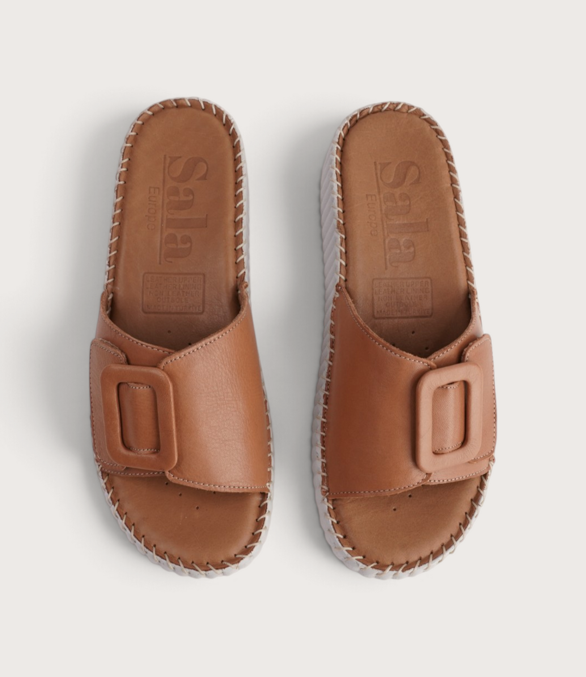 Solo Coconut Leather Slides