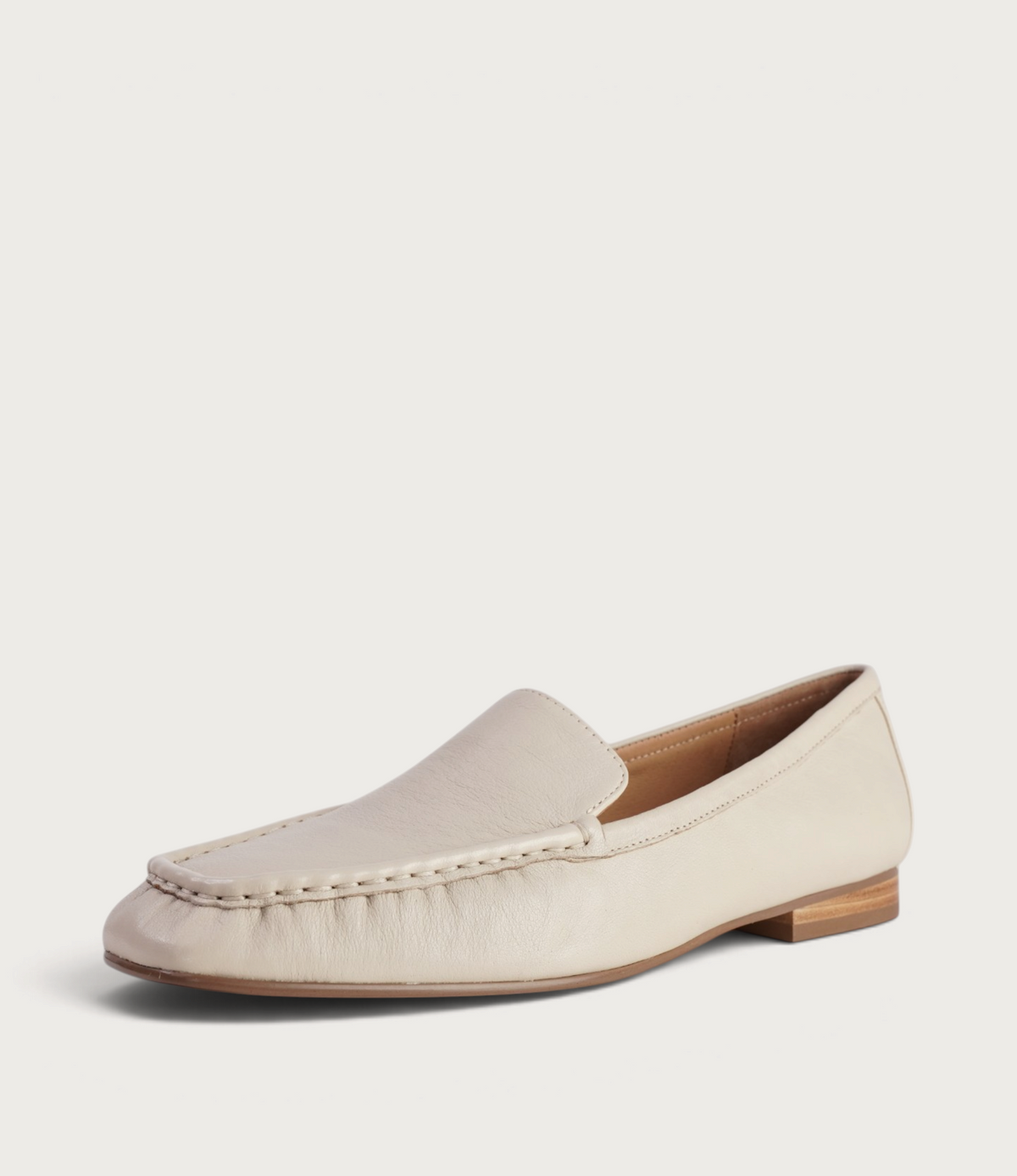 Polki Vanilla Leather Flats