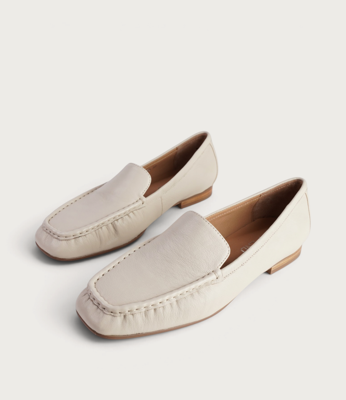 Polki Vanilla Leather Flats