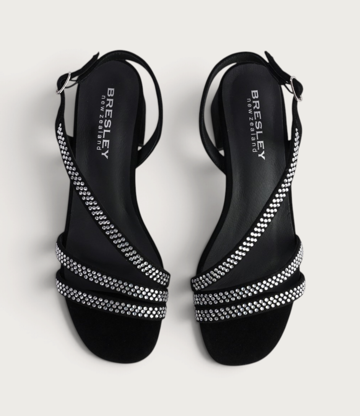 Ascot Black Diamonds Heels