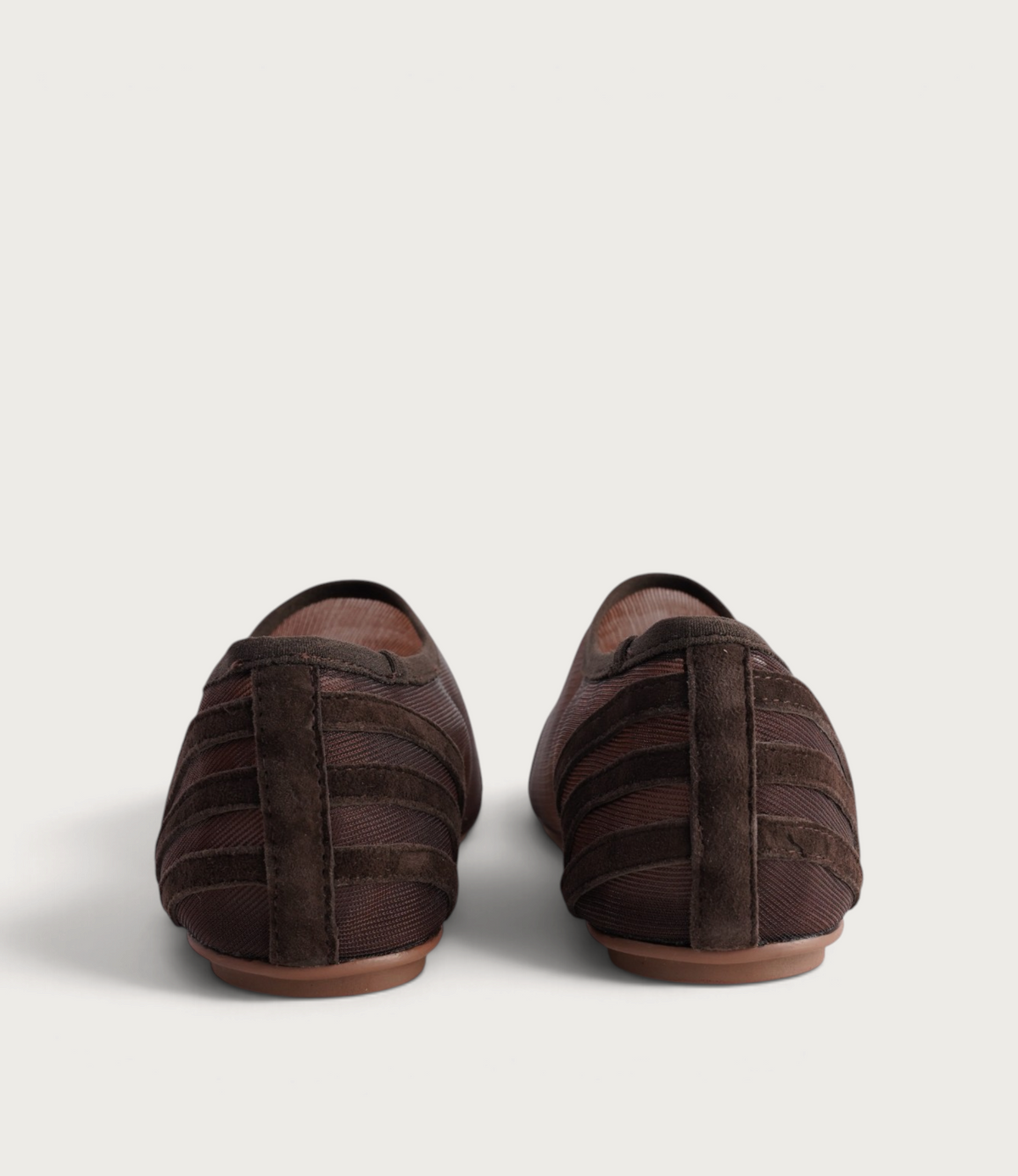 Valeska Choc Suede/ Mesh Flats
