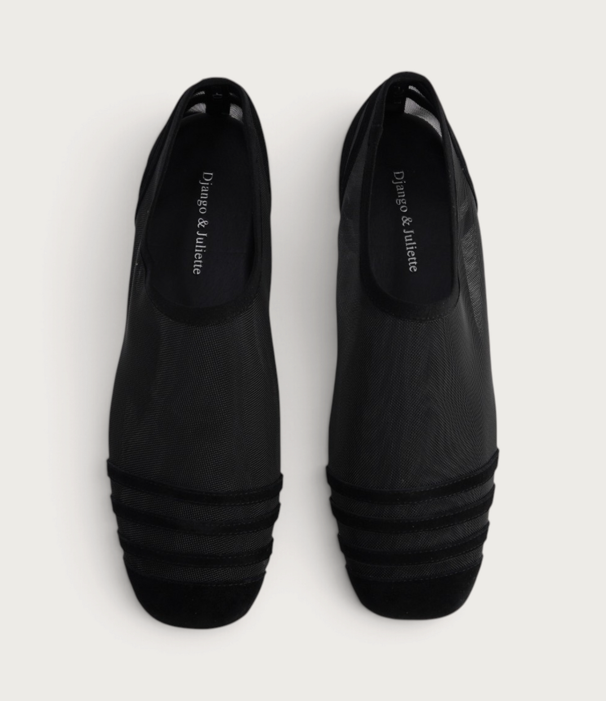 Valeska Black Suede/ Mesh Flats