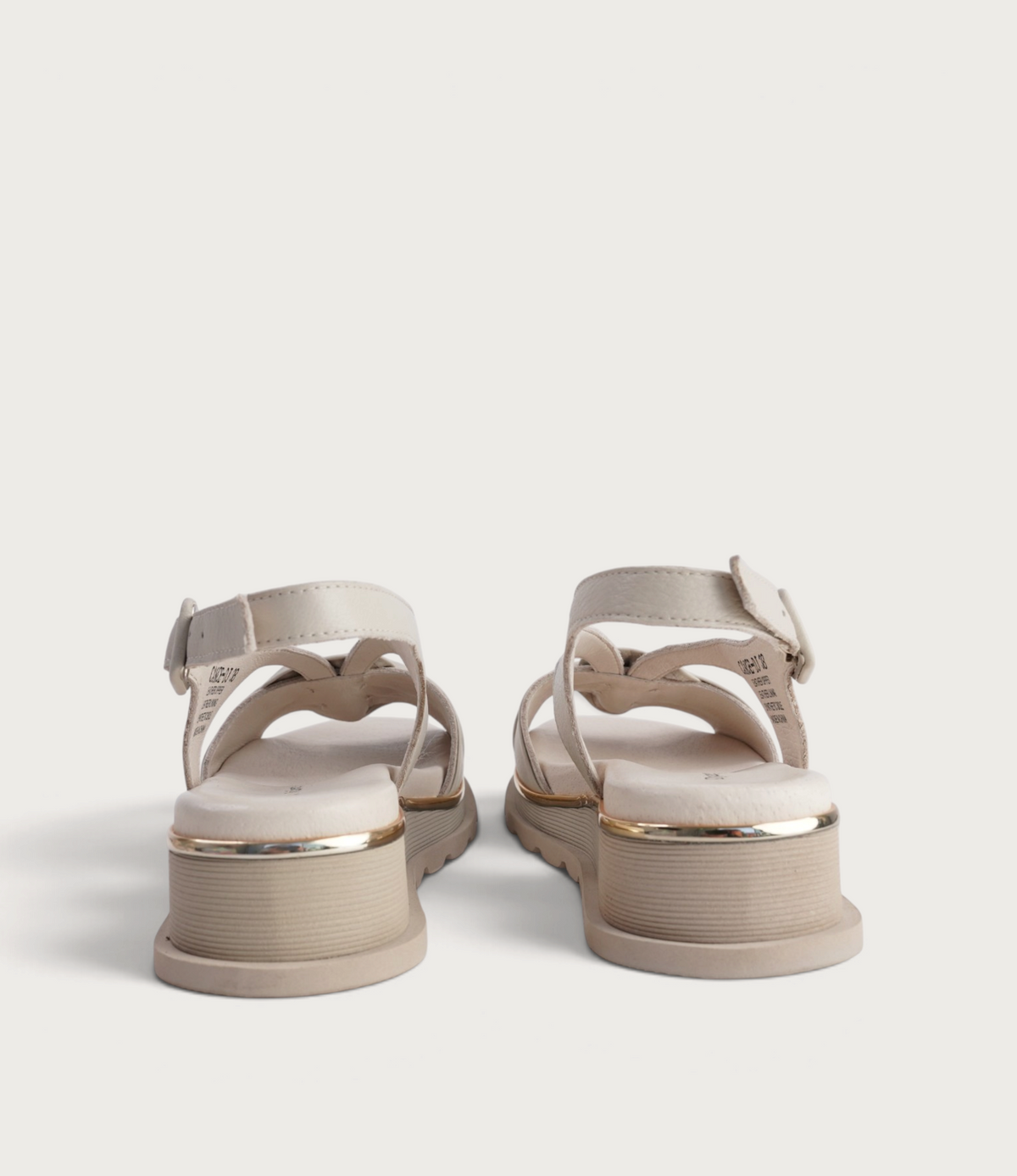 Cance Almond Leather Sandals