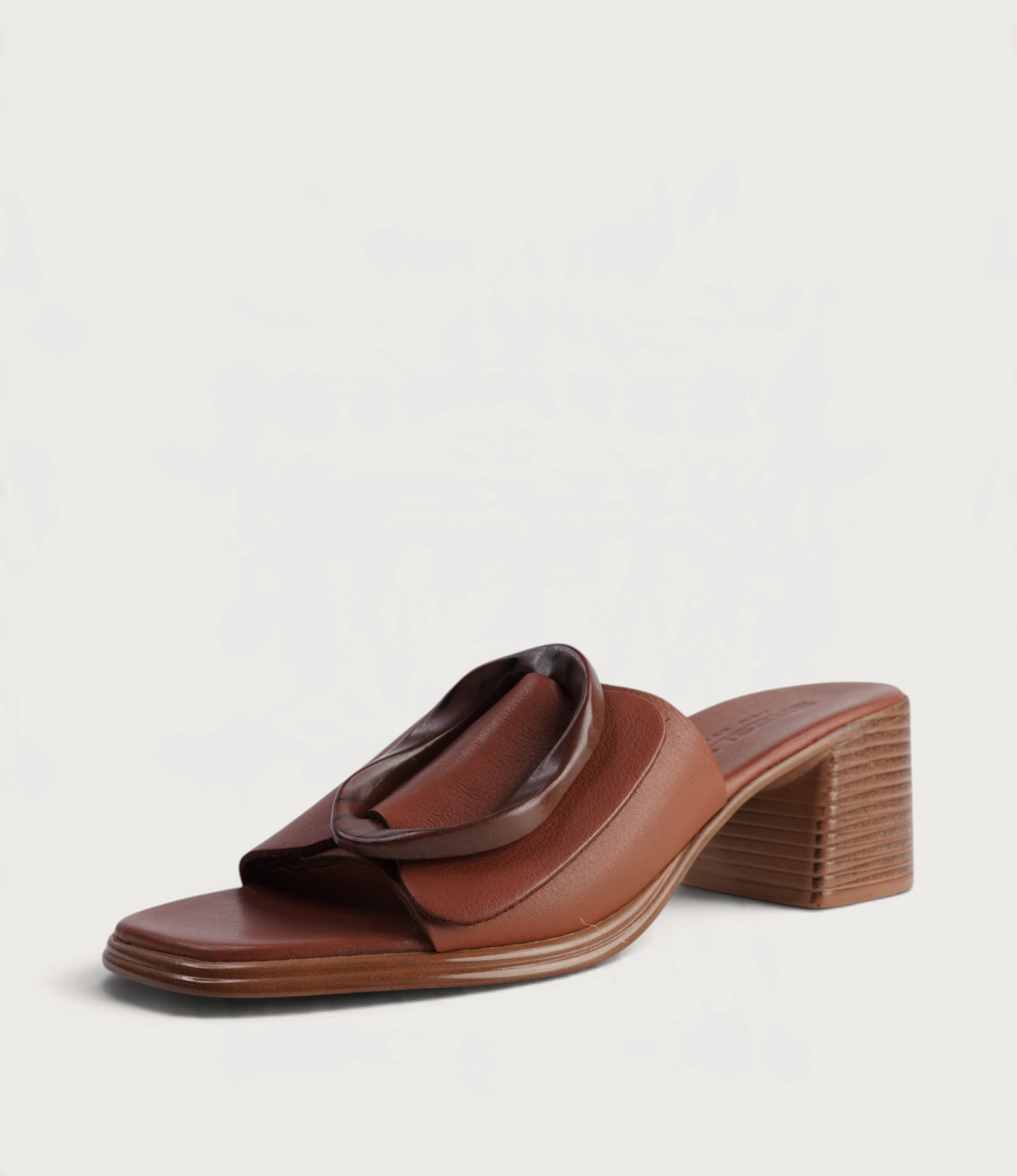 Panton Chestnut Leather Heels