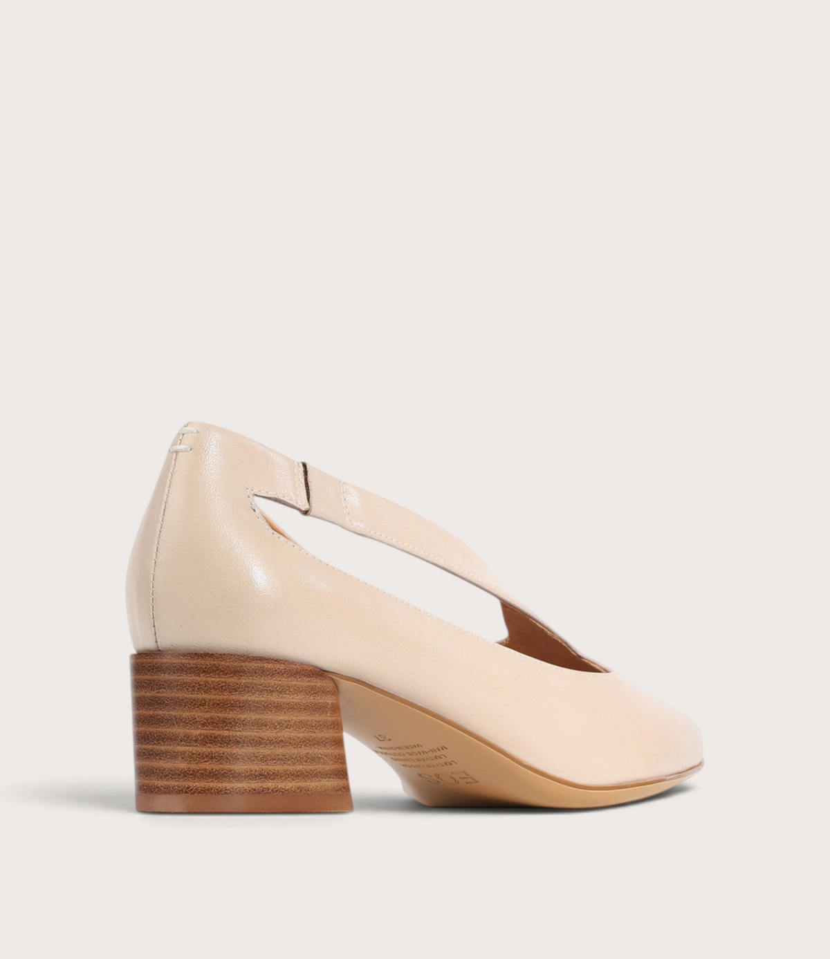 Hateya Birch Leather Heels