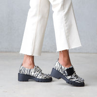 Umbers Zebra Pony Loafers, DJANGO & JULIETTE - Shouz