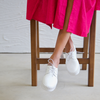 Brenda White Leather Sneakers, DJANGO & JULIETTE - Shouz