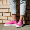 Wolfie Hot Pink Patent Leather Sneakers