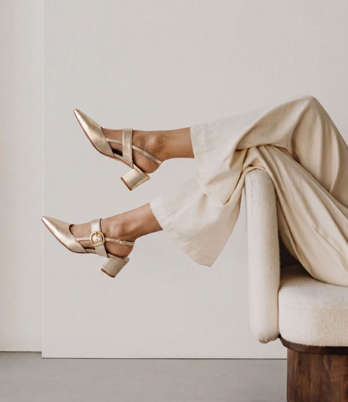 Asten Platino Leather Heels