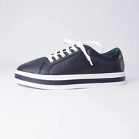 Paradise Deep Ocean Leather Sneakers, ALFIE & EVIE - Shouz