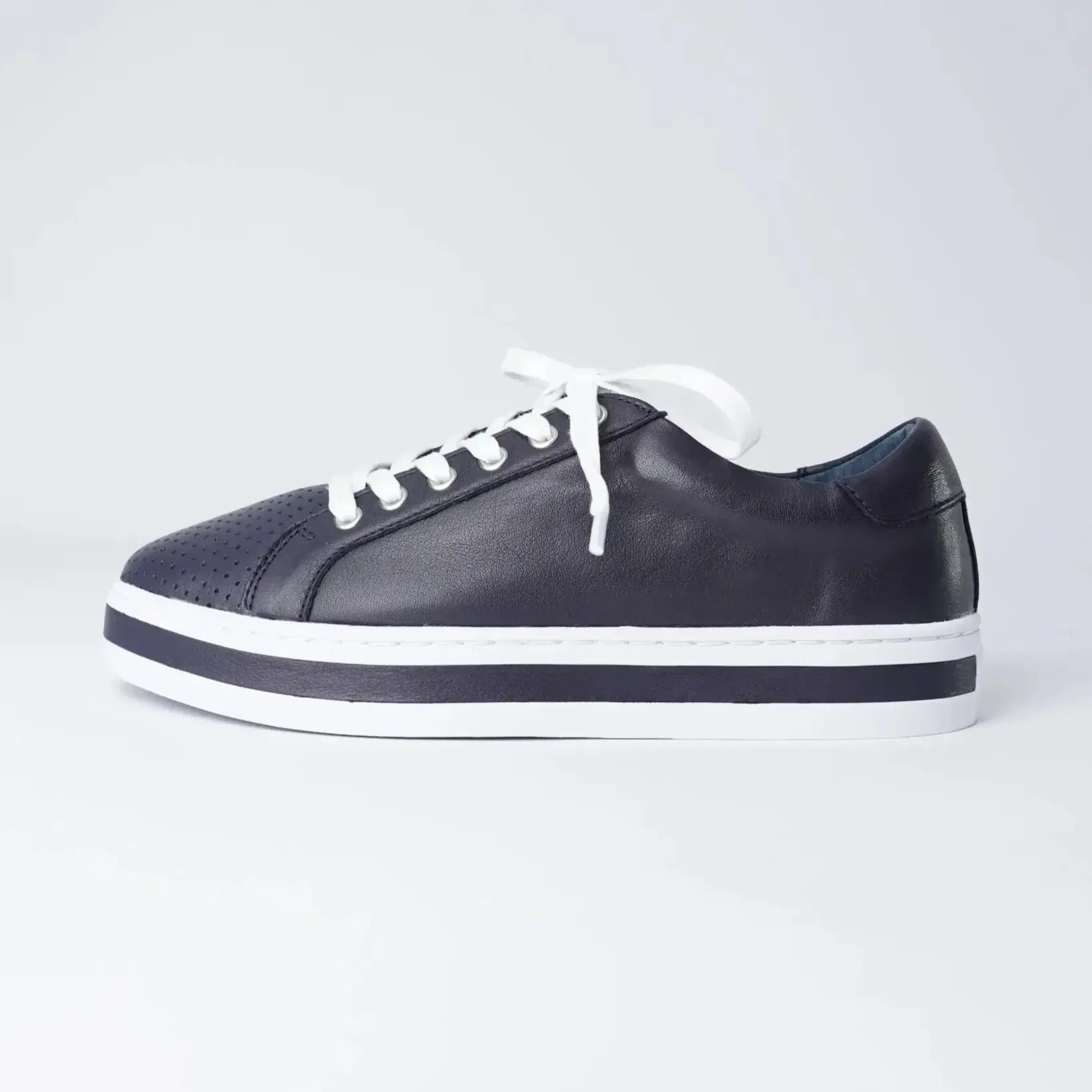 Paradise Deep Ocean Leather Sneakers, ALFIE & EVIE - Shouz