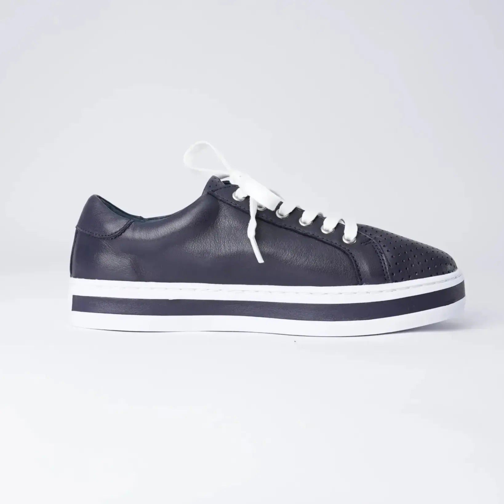 Paradise Deep Ocean Leather Sneakers, ALFIE & EVIE - Shouz