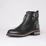 Dooley Black Leather Ankle Boots, BRESLEY - Shouz