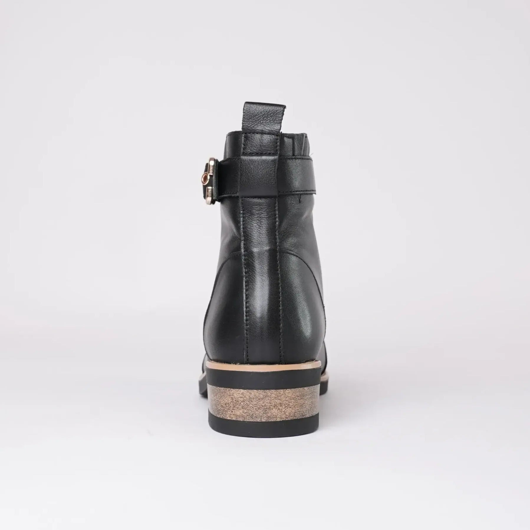 Dooley Black Leather Ankle Boots, BRESLEY - Shouz