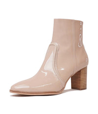 Anahi Cafe Patent Ankle Boots, DJANGO & JULIETTE - Shouz