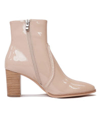 Anahi Cafe Patent Ankle Boots, DJANGO & JULIETTE - Shouz