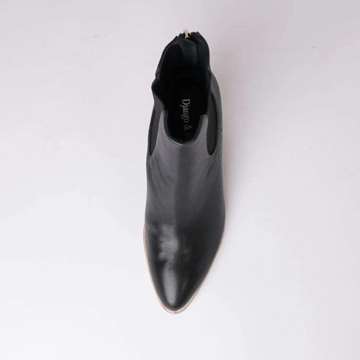 Ayer Black / Natural Leather Ankle Boots, DJANGO & JULIETTE - Shouz