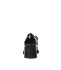 Ellas Black Patent Leather Loafers, DJANGO & JULIETTE - Shouz