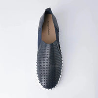 Habiki Navy/ White Leather Sneakers, DJANGO & JULIETTE - Shouz