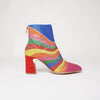 Kaxxi Bright Multi Leather Ankle Boots
