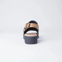 Madis Navy/Tan Leather Sandals, DJANGO & JULIETTE - Shouz