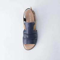 Madis Navy/Tan Leather Sandals, DJANGO & JULIETTE - Shouz