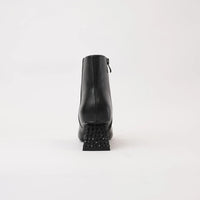 Malitta Black Leather Ankle Boots, DJANGO & JULIETTE - Shouz