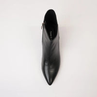 Malitta Black Leather Ankle Boots, DJANGO & JULIETTE - Shouz