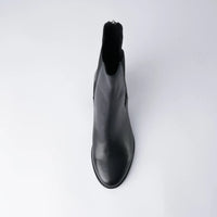 Mycah Black Leather Ankle Boots, DJANGO & JULIETTE - Shouz