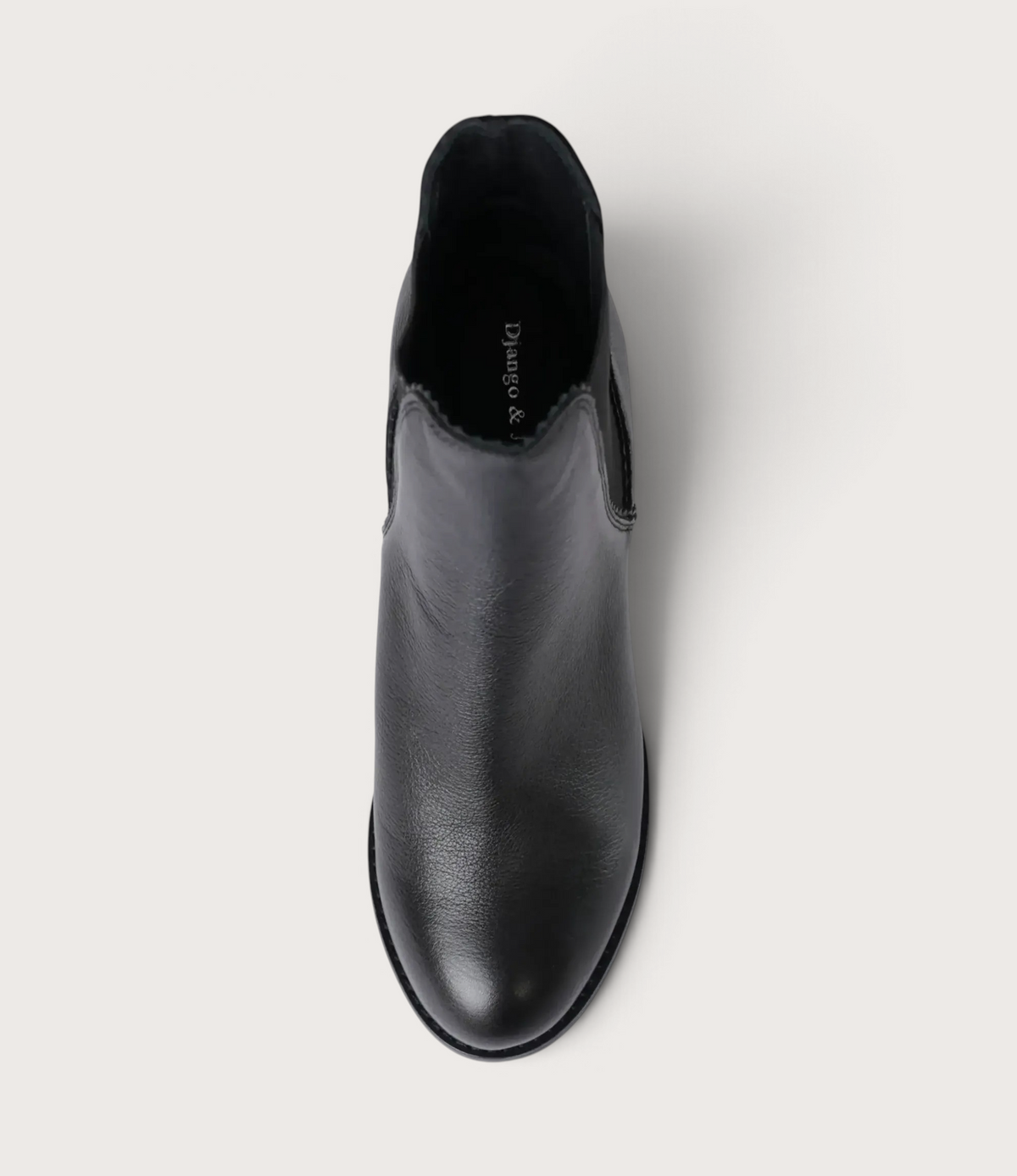 Sadore Black/black Leather Ankle Boots - DJANGO AND JULIETTE | Shouz