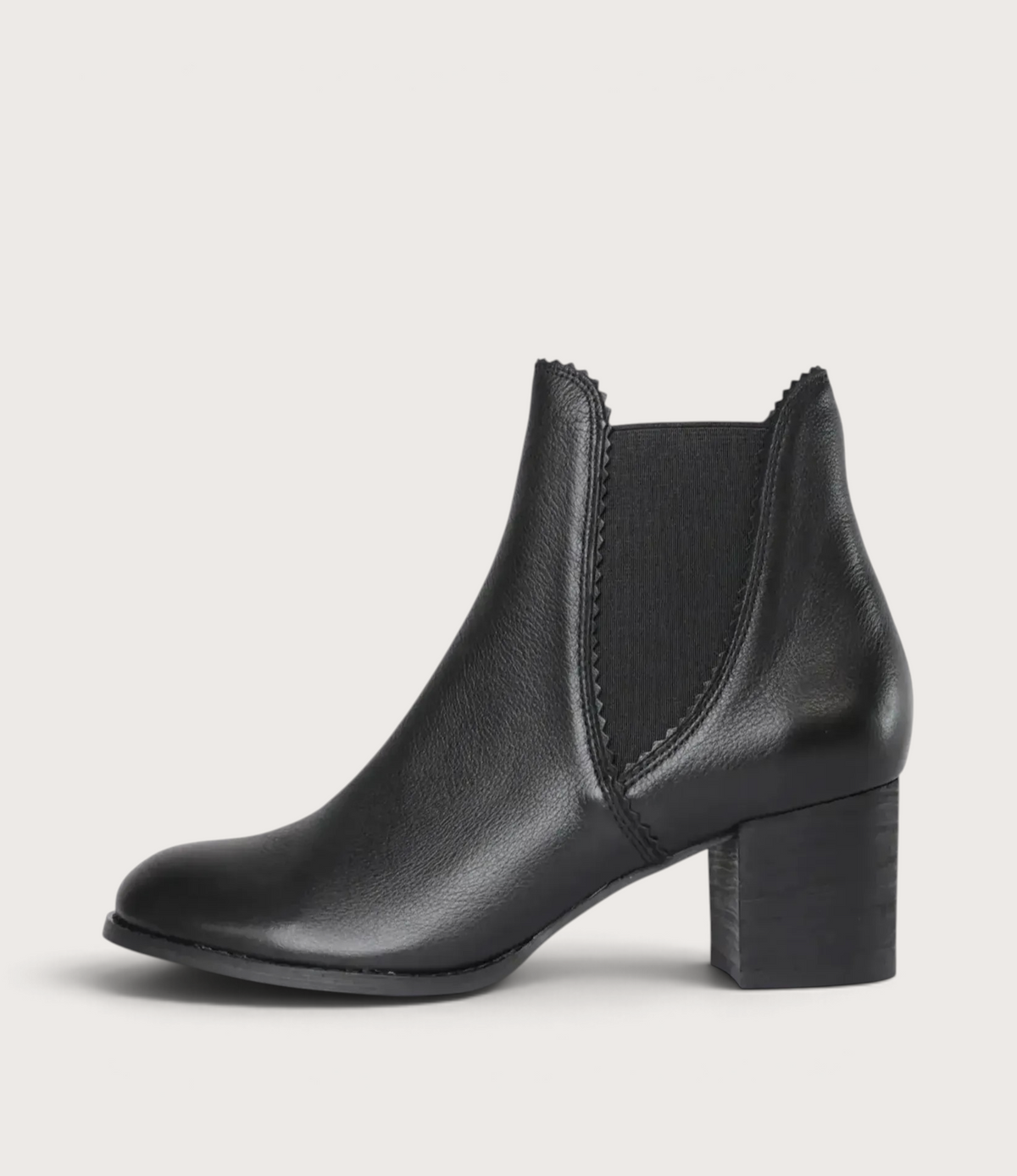 Sadore Black/black Leather Ankle Boots - DJANGO AND JULIETTE | Shouz