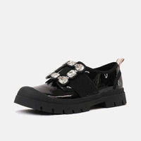 Stay Black Patent Leather Sneakers, DJANGO & JULIETTE - Shouz