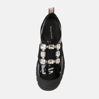 Stay Black Patent Leather Sneakers, DJANGO & JULIETTE - Shouz