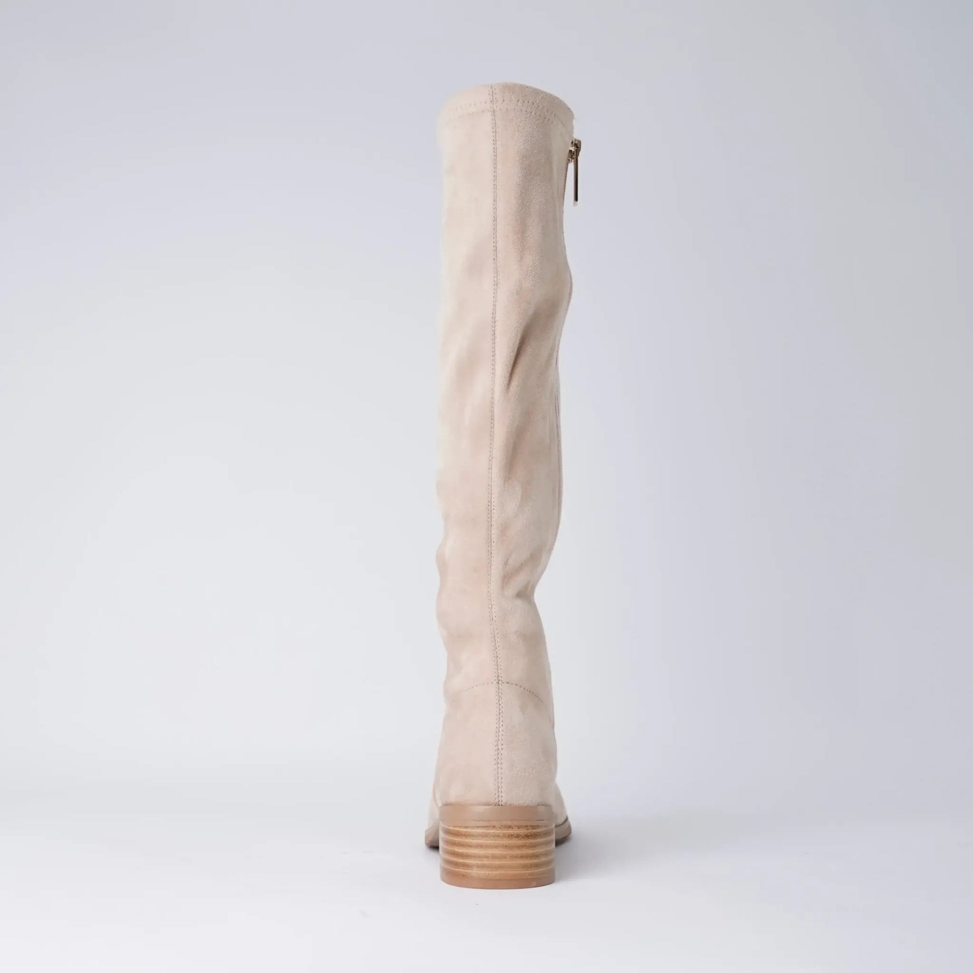 Timothie Latte Knee High Boots, DJANGO & JULIETTE - Shouz