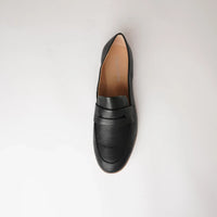 Ulani Black Leather Loafers, DJANGO & JULIETTE - Shouz