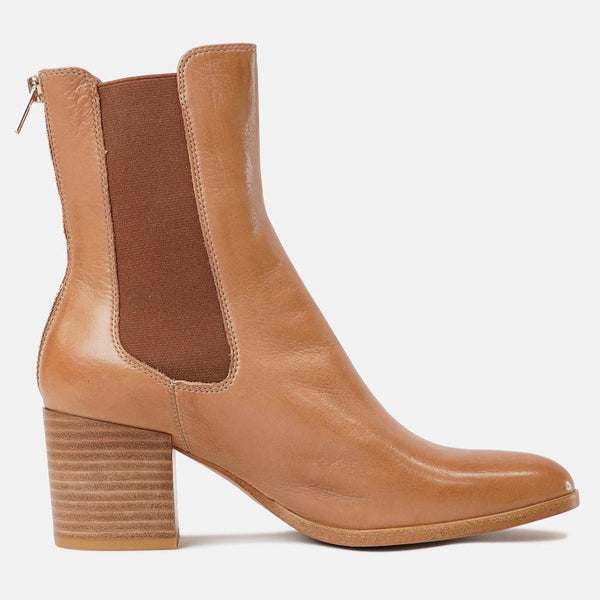 Zoltan Tan Leather Chelsea Boots