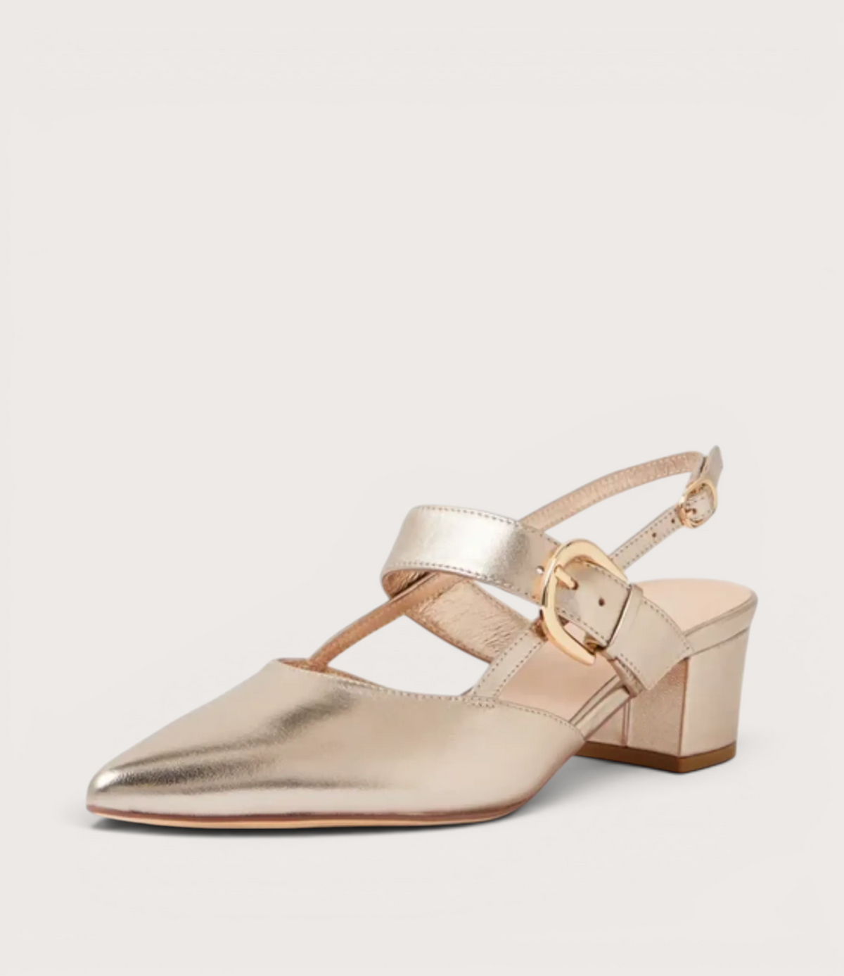 Asten Platino Leather Heels