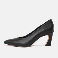 Charli Black Leather Heels, MOLLINI - Shouz