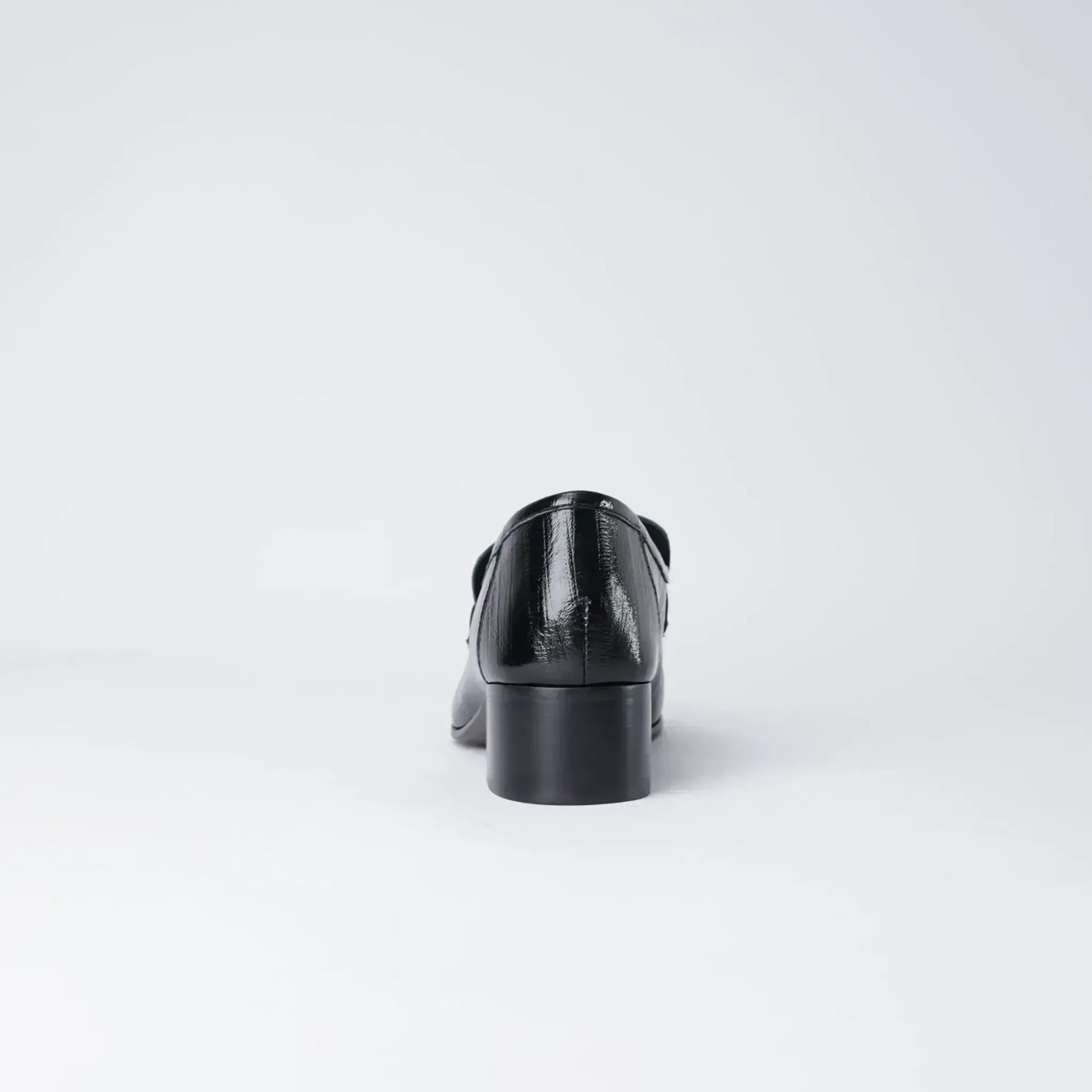 Jones Black Strip Leather Loafers, MOLLINI - Shouz