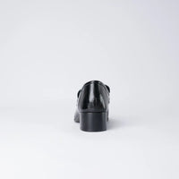 Jones Black Strip Leather Loafers, MOLLINI - Shouz
