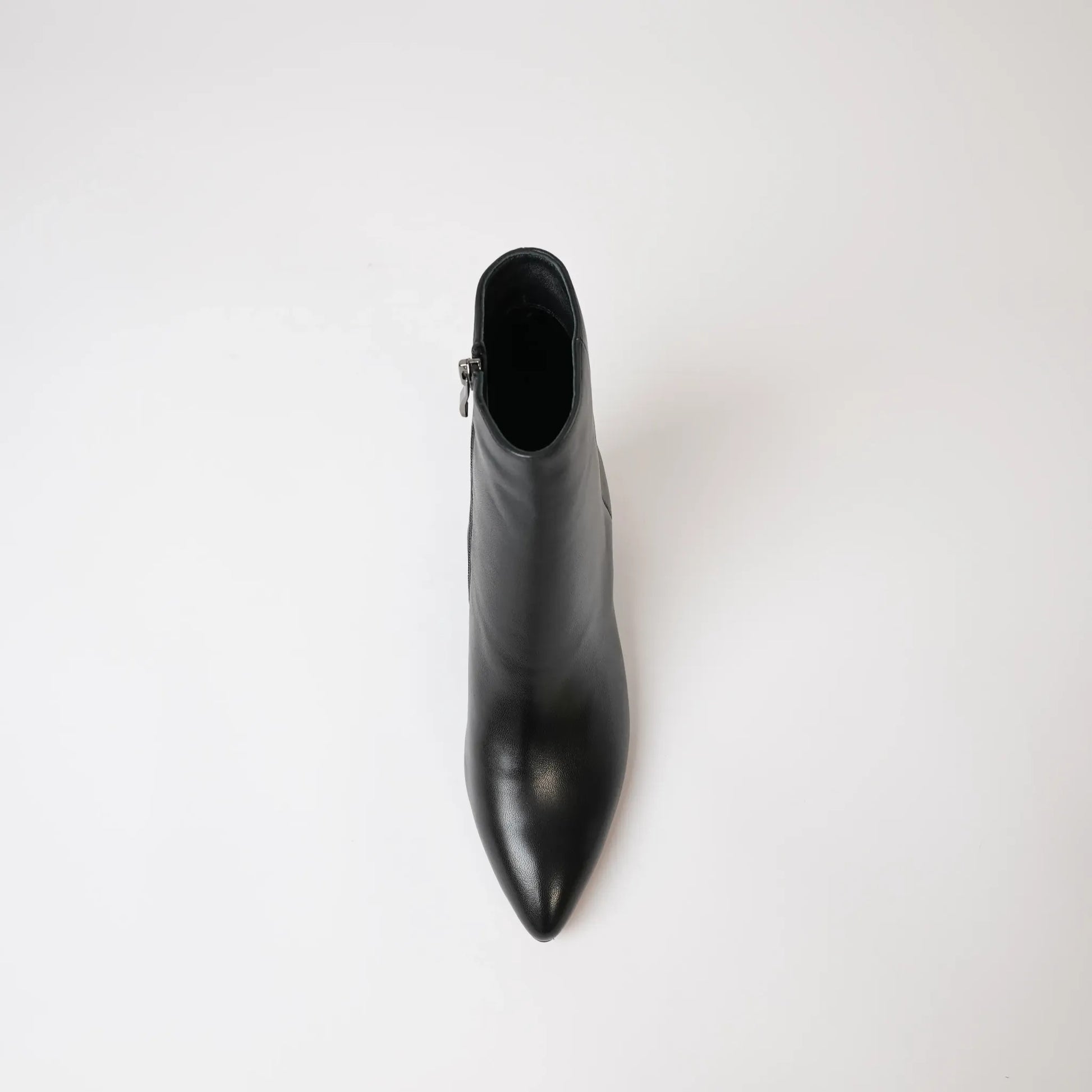 Mallo Black Leather Ankle Boots, MOLLINI - Shouz