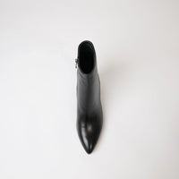 Mallo Black Leather Ankle Boots, MOLLINI - Shouz