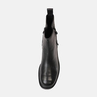 Sedrin Black Leather Ankle Boots, MOLLINI - Shouz