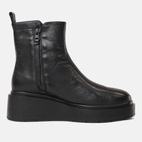 Sedrin Black Leather Ankle Boots, MOLLINI - Shouz