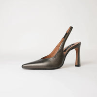Ag-23543 Black Leather Heels, NEO - Shouz