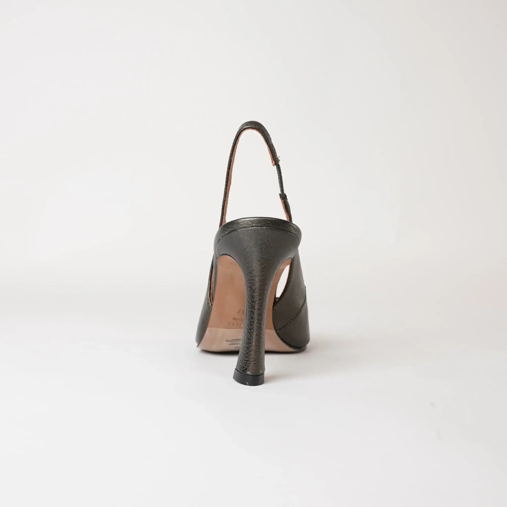 Ag-23543 Black Leather Heels, NEO - Shouz