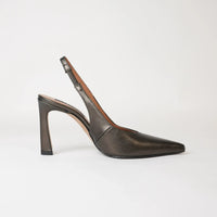 Ag-23543 Black Leather Heels, NEO - Shouz